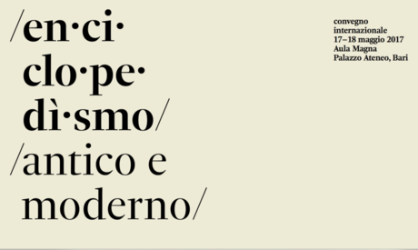 Enciclopedismo. Antico e Moderno